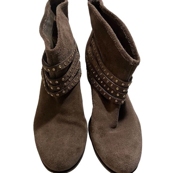 Jessica Simpson Brown Suede Booties - Picture 1 of 2
